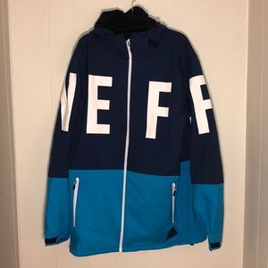 Neff Daily Navy Cyan 10K Softshell Jacket